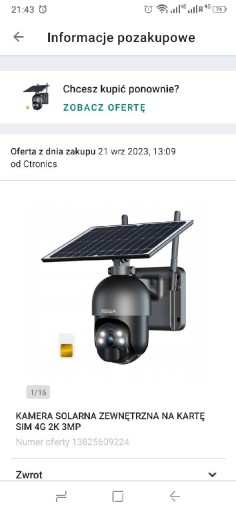 Zdjęcie oferty: Kamera IP XG-S20-3MP-EU4G