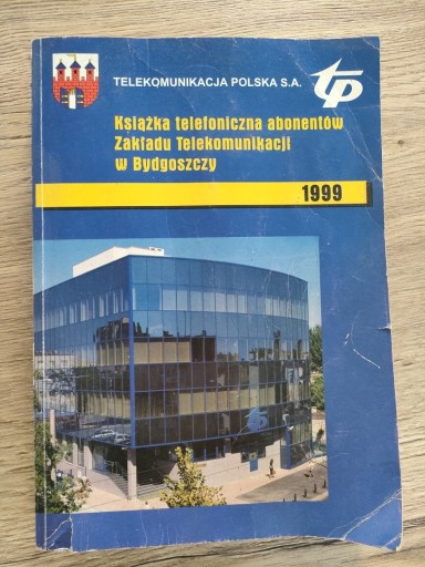 Zdjęcie oferty: Książka telefoniczna woj. Bydgoszcz 1999