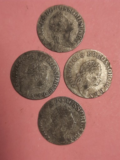 Zdjęcie oferty: 304 N 4 STARE MONETY PRUSY 3 GROSZE 1785 E RZADKIE 