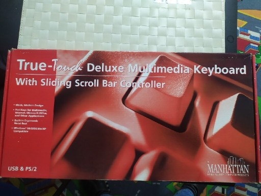 Zdjęcie oferty: Klawiatura True-Touch Deluxe Usb Manhatttan 