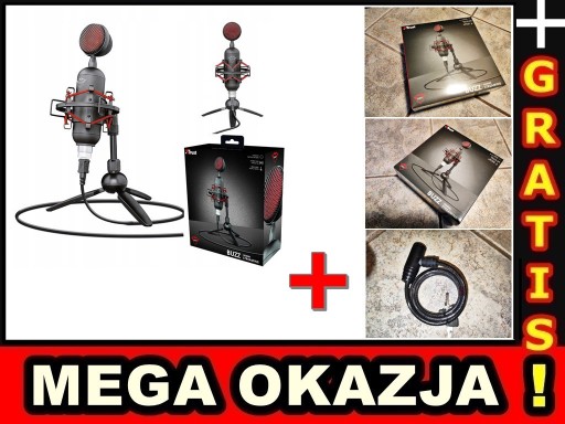 Zdjęcie oferty: MeGa oKaZja! Trust GXT BUZZ Streaming+GRATIS! NOWE