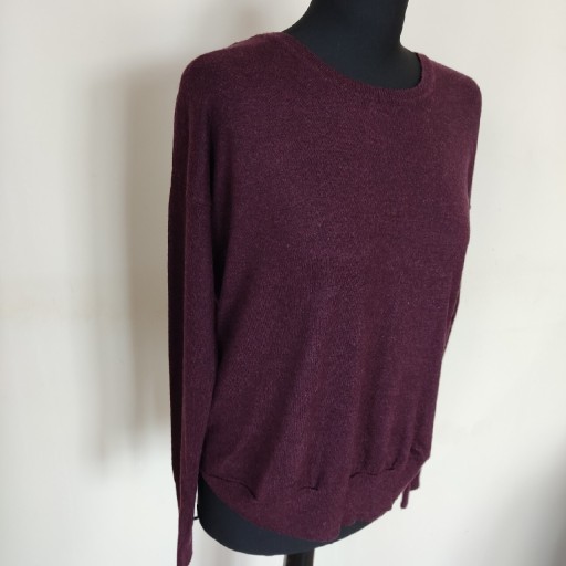 Zdjęcie oferty: Sweter Fransa w kolorze bordoS stan bardzo dobry. 