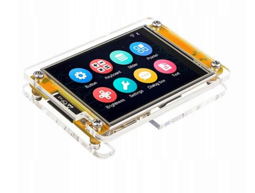 Zdjęcie oferty: ESP32 wyświetlacz 2,8" HMI 240 x 320  ekran dotykowy Arduino/LVGL + OBUDOWA