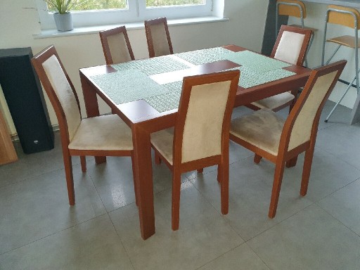 Zdjęcie oferty: Stół plus 6 krzeseł BRW Largo