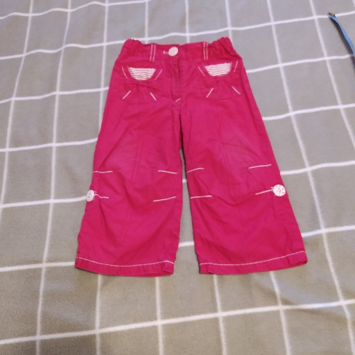 Zdjęcie oferty: Spodnie nalato czerwone TOPOLINO rozm. 86