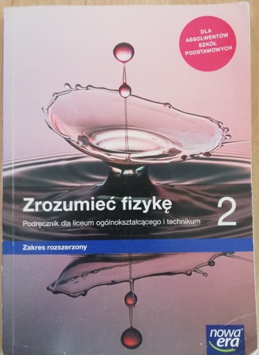 Zdjęcie oferty: Zrozumieć fizykę 2 zakres rozszerzony