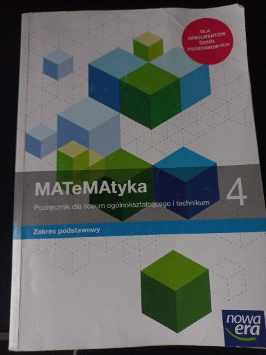 Zdjęcie oferty: MATeMAtyka 4 zakres podstawowy 