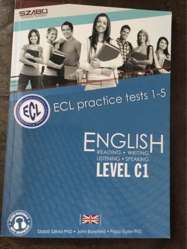 Zdjęcie oferty: ECL PRACTICE TESTS 1-5 LEVEL C1