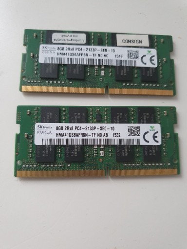 Zdjęcie oferty: Pamięć RAM DDR4 SK Hynix HMA41GS6AFR8N-TF 8 GB