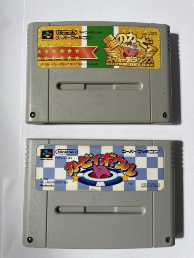 Zdjęcie oferty: Kirby+Kirby Deluxe Nintendo Super Famicom NTSC -J