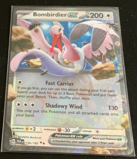Zdjęcie oferty: Karta Pokemon TCG Bombirdier ex (PAR 156)