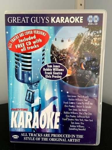 Zdjęcie oferty: GREAT GUYS KARAOKE - PARTYTIME - DVD+CD