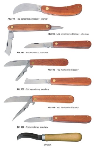 Zdjęcie oferty: Nóż ogrodniczy sierpak typu GERLACH monterski