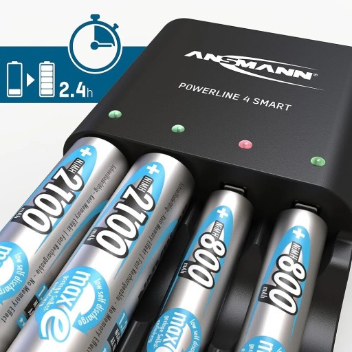Zdjęcie oferty: Ładowarka baterii Ansmann Powerline 4 Smart 