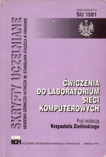 Zdjęcie oferty: Zieliński Ćwiczenia do laboratorium sieci komputer