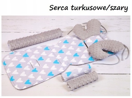 Zdjęcie oferty: Wkładka do wózka Minky Motylek Pasy Pałąk wkład