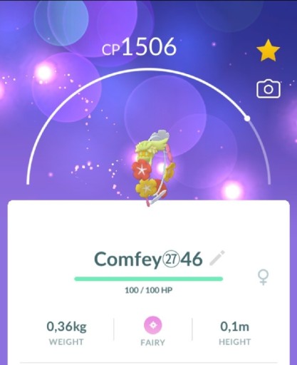 Zdjęcie oferty: Comfey Pokemon Go  Regionalny