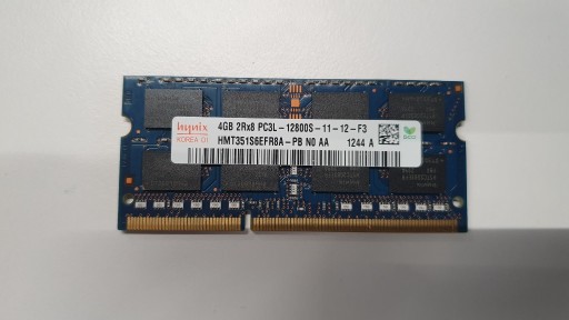 Zdjęcie oferty: SK HYNIX - 4GB 2RX8 PC3L-12800S-11-12-F3 - 1600MHz