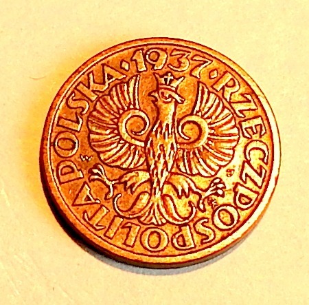 Zdjęcie oferty: 1 grosz II RP 1937.