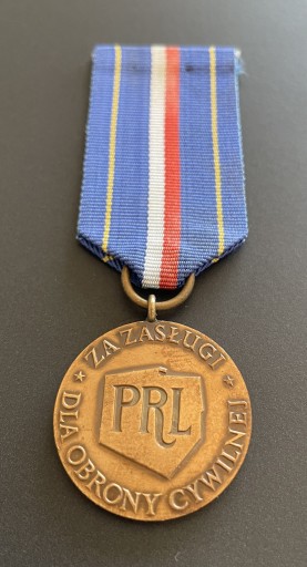 Zdjęcie oferty: Brązow medal Za Zasługi dla Obrony Cywilnej OC PRL