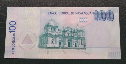 Zdjęcie oferty: Nikaragua 100 cordobas 2007 UNC 