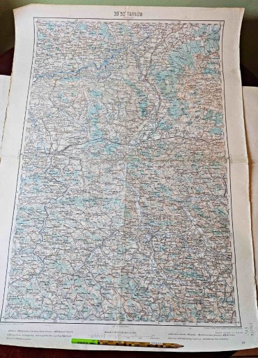 Zdjęcie oferty: Stara mapa Tarnów 1914 rok