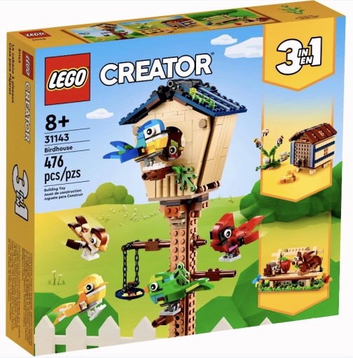 Zdjęcie oferty: LEGO Creator #31143 Budka dla ptaków NOWE!8+ 3w1! 