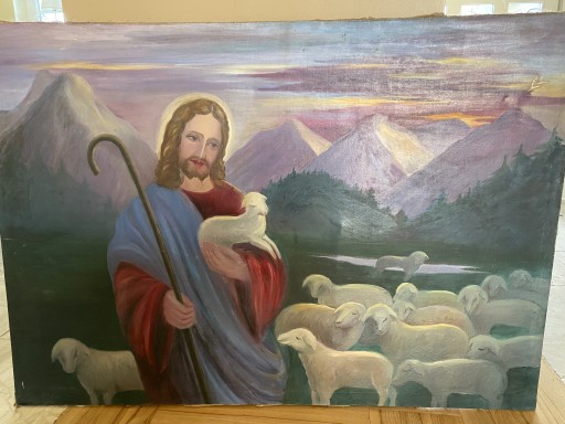 Zdjęcie oferty: Apolonia Szczęsna Jezus obraz religijny 1958