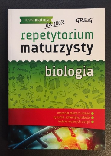 Zdjęcie oferty: Repetytorium Maturzysty Biologia 2015 GREG