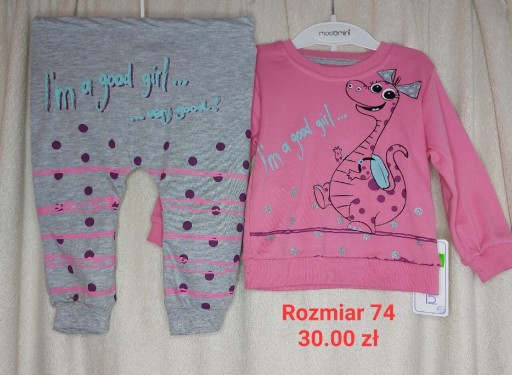 Zdjęcie oferty: Komplet dresowy- rozmiar 74