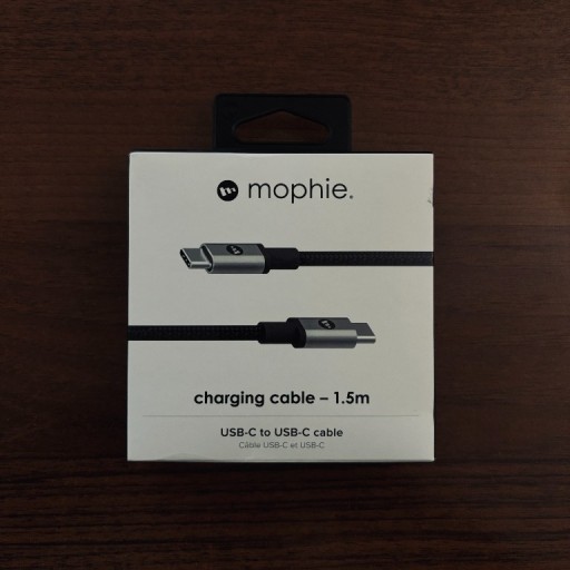 Zdjęcie oferty:  Przewód / kabel mophie USB-C - USB-C (1,5 m)