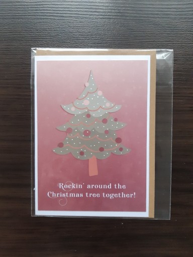Zdjęcie oferty: Ręcznie robiona kartka na święta Bożego Narodzenia