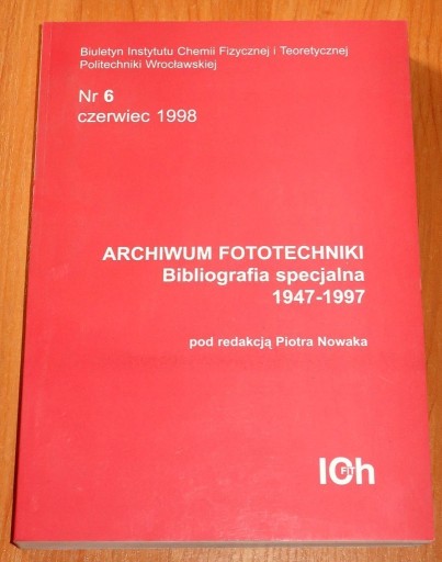 Zdjęcie oferty: Archiwum Fototechniki, Hist. działalność, historia