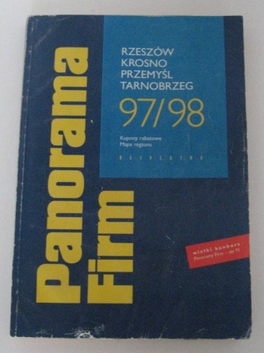 Zdjęcie oferty: PANORAMA FIRM - katalog teleadresowy  - 97/98