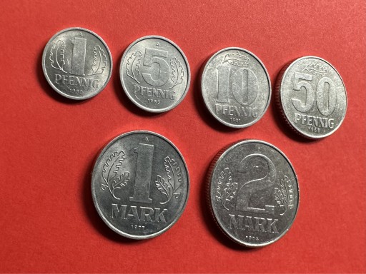 Zdjęcie oferty: Zestaw monet Niemcy DDR