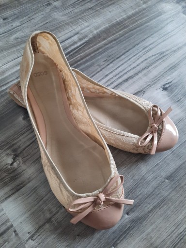 Zdjęcie oferty: Baleriny balerinki płaskie buty ASOS 39