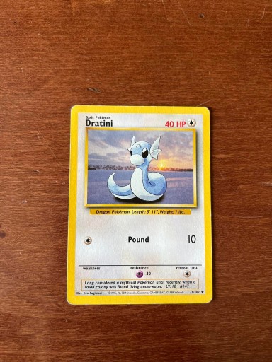 Zdjęcie oferty: Karta Pokemon DRATINI Base Set 26/102 Uncommon