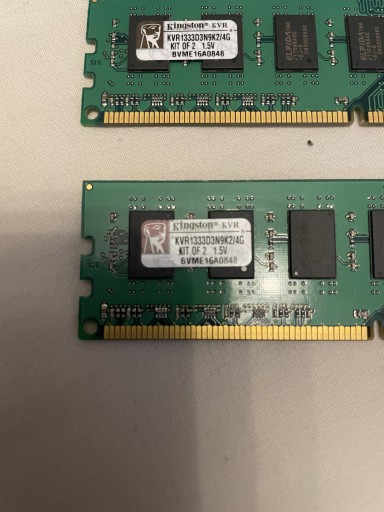 Zdjęcie oferty: Pamięć RAM DDR3 Kingston 4G