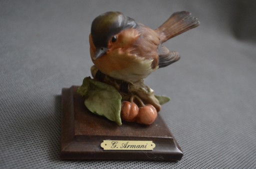 Zdjęcie oferty: figurka ptak Capodimonte Florence 1982 G.Armani