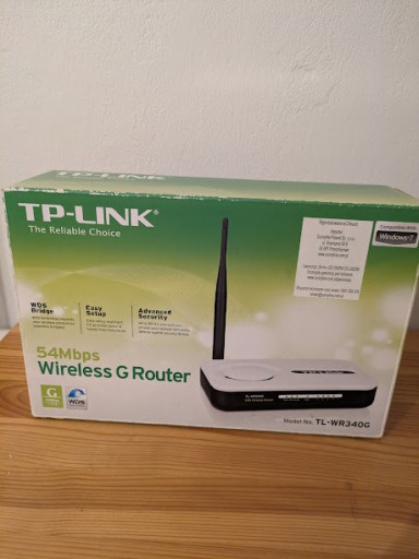 Zdjęcie oferty: Router Wifi TP-link TL-WR340G NOWY