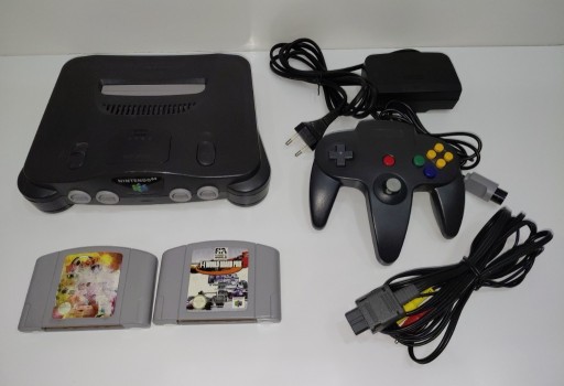 Zdjęcie oferty: konsola NINTENDO 64 z grami , komplet wer PAL, zadbana
