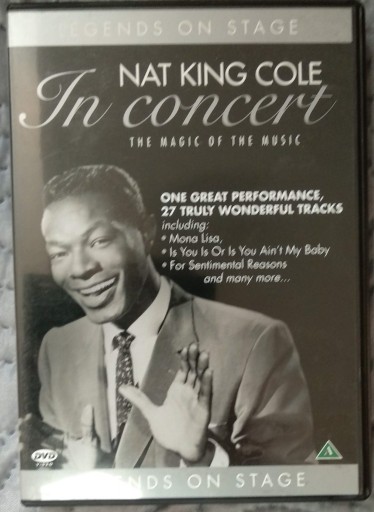 Zdjęcie oferty: Nat King Cole in concert DVD