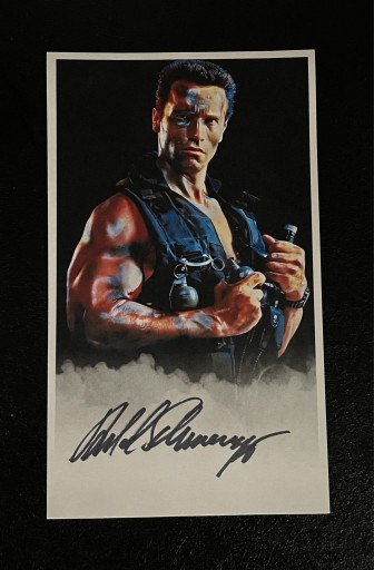 Zdjęcie oferty: Arnold Schwarzenegger - oryginalny autograf! 