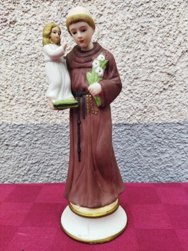 Zdjęcie oferty: Figurka biskwitowa święty Antoni 20cm
