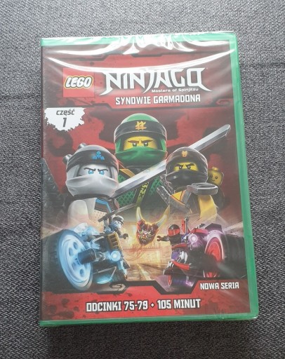 Zdjęcie oferty: DVD LEGO Ninjago Synowie Garmadona Część 1 NOWE 