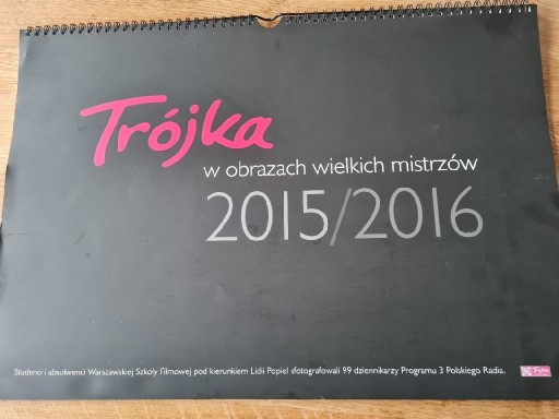 Zdjęcie oferty: Kalendarz Trójka 2015/2016