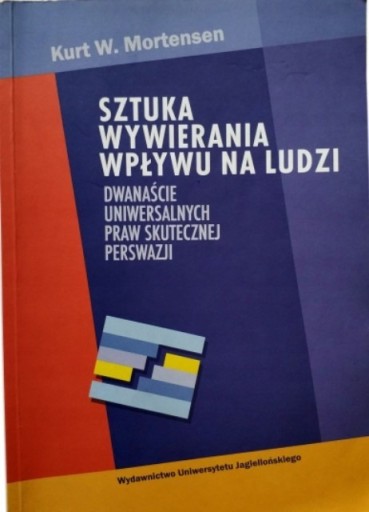 Zdjęcie oferty: Sztuka wywierania wpływu na ludzi 