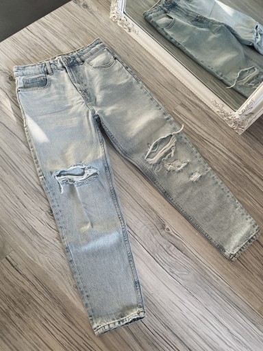 Zdjęcie oferty: Spodnie jeansowe mom ZARA nowe bez metek S 36