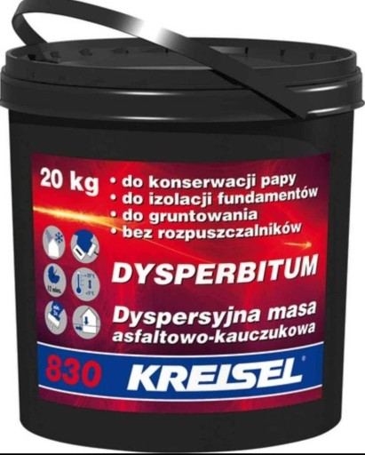 Zdjęcie oferty: Masa asfaltowo- kauczukowa dysperbitum