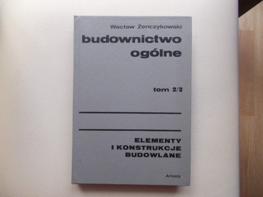 Zdjęcie oferty: Książka Budownictwo ogólne Tom II